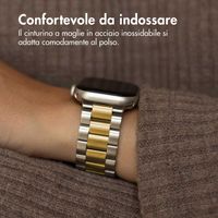 imoshion Cinturino in acciaio Apple Watch | 44/45/46/49 mm - Argento & Oro