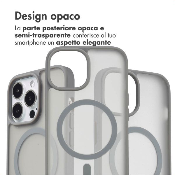 imoshion Cover posteriore Color Guard con MagSafe Apple iPhone 13 Pro - Grigio