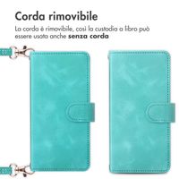 imoshion Cover a libro con Cordino Samsung Galaxy A56 - Turchese