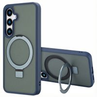 Accezz Cover con anello e supporto con MagSafe Samsung Galaxy S24 - Blu