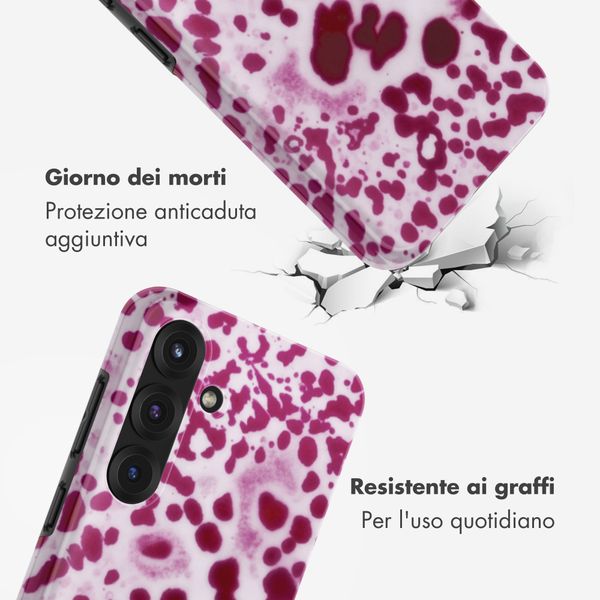 Selencia Cover posteriore Vivid con MagSafe Samsung Galaxy S25 - Cosmic Orchid