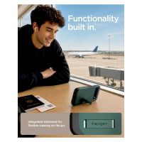 Spigen Cover Posteriore Corazzata Tough con MagSafe Google Pixel 11 - Abyss Green