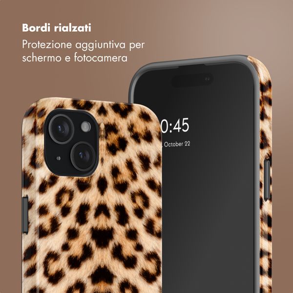 Selencia Cover Posteriore Vivid Apple iPhone 15 - Wild Leo