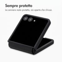 Accezz Cover Grid Samsung Galaxy Z Flip 8 - Nero