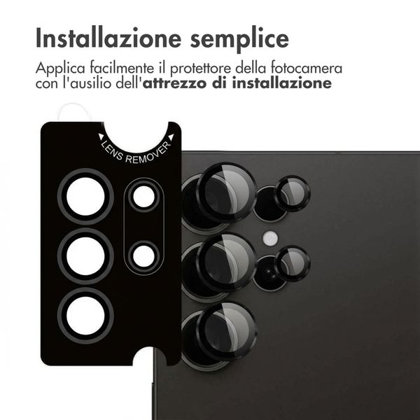 imoshion 2 Pack protezione lente fotocamera Samsung Galaxy S25 Ultra - Nero