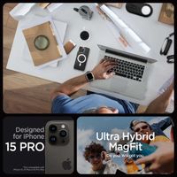 Spigen Cover Posteriore Ultra Ibrida con MagSafe Apple iPhone 15 Pro - White