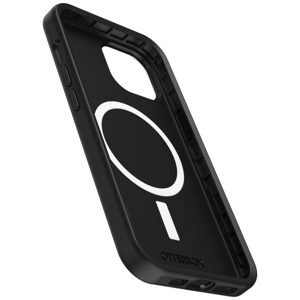 OtterBox Cover Posteriore Trasparente Symmetry con MagSafe Apple iPhone 17e / 16e / 15 / 14 / 13 - Nero