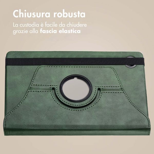 imoshion Cover Girevole a 360° Samsung Galaxy Tab A11 / A9 8.7 pollici - Verde