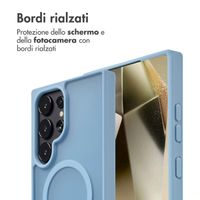 imoshion Cover posteriore Color Guard con MagSafe Samsung Galaxy S24 Ultra - Azzurro