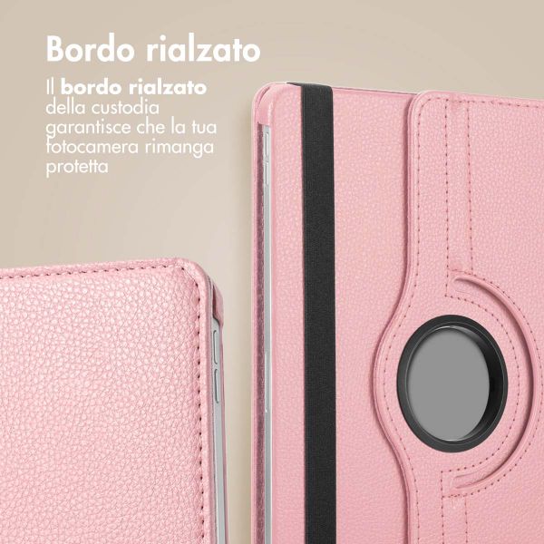 imoshion Cover Girevole a 360° Samsung Galaxy Tab S9 11.0 pollici / S10 Lite / S10 FE / S9 FE 10.9 pollici - Rosa