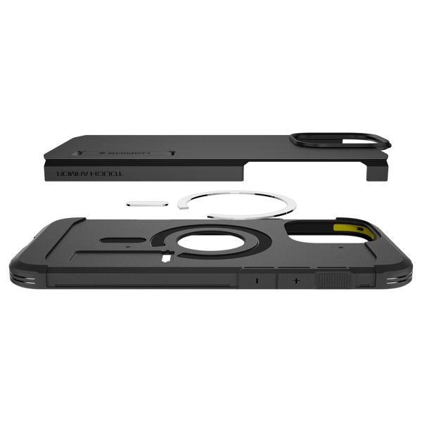 Spigen Cover Posteriore Corazzata Tough con MagSafe Apple iPhone 16 Pro - Nero