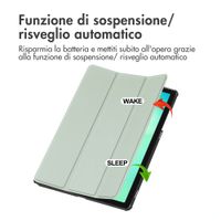 imoshion Cover a libro Trifold Samsung Galaxy Tab A11 Plus - Verde chiaro