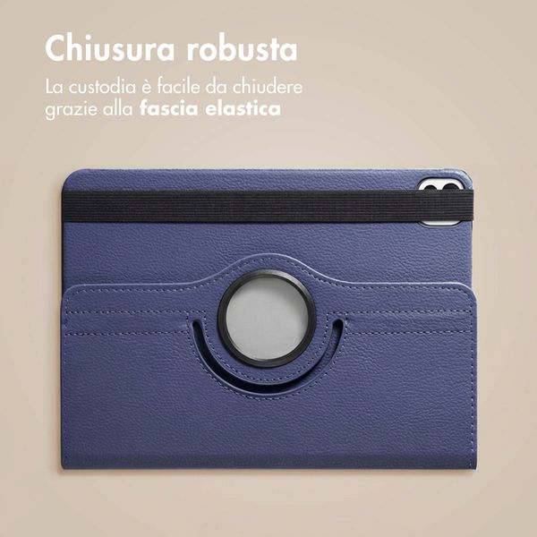 imoshion Cover Girevole a 360° Apple iPad Pro 13 (2025) M5 / (2024) M4 - Blu scuro