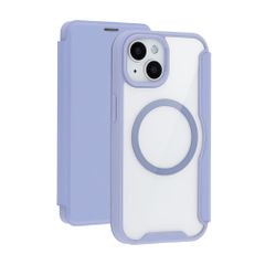 imoshion Bookcase trasparente con MagSafe Apple iPhone 15 - Lilla