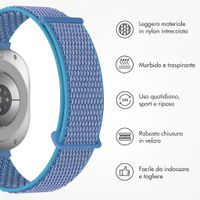 imoshion Cinturino in nylon Samsung Galaxy Watch Ultra (2024/2025) - Marine Blue