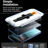 Spigen Vetro temperato privacy GLAStR EZ Fit + Applicatore - confezione da 2 Samsung Galaxy S25 / S24
