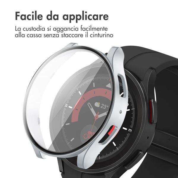 imoshion Cover rigida integrale Samsung Galaxy Watch 6 - 44 mm - Argento