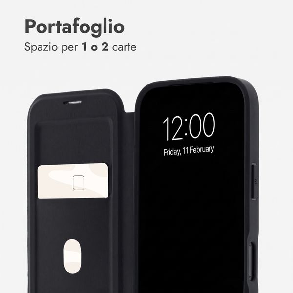 imoshion Bookcase trasparente con MagSafe Apple iPhone 18 Pro / 17 Pro - Nero