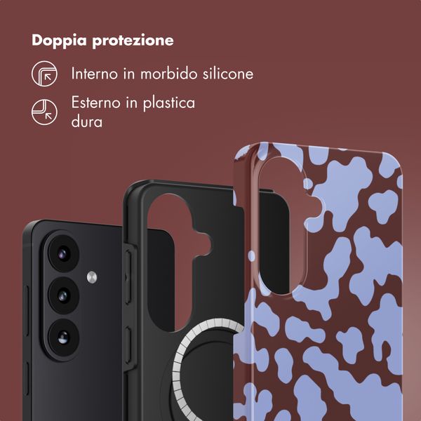 Selencia Cover posteriore Vivid con MagSafe Samsung Galaxy S26 - Moo'd Lavender Glow