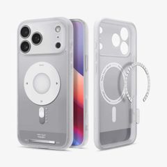 Spigen Cover Posteriore Ultra Ibrida con MagSafe Apple iPhone 17 Pro - Classic Silver