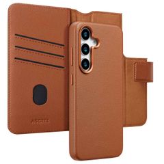 Accezz Cover in pelle 2 in 1 con MagSafe Samsung Galaxy S25 - Sienna Brown