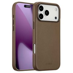 Accezz Cover in Pelle con MagSafe Apple iPhone 17 Pro Max - Marrone caffè