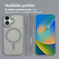 imoshion Cover posteriore Color Guard con MagSafe Apple iPhone 16 - Grigio
