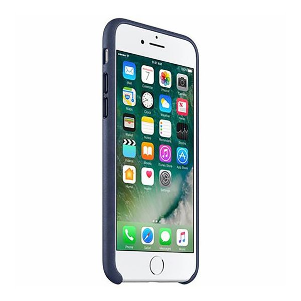 Apple Cover in Pelle iPhone SE (2022 / 2020) / 8 / 7 - Midnight Blue