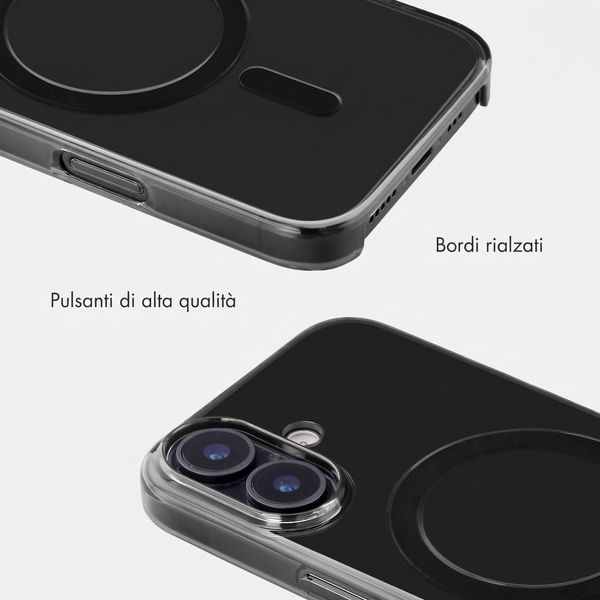 Accezz Lite custodia posteriore con MagSafe Apple iPhone 17 - Smokey Clear