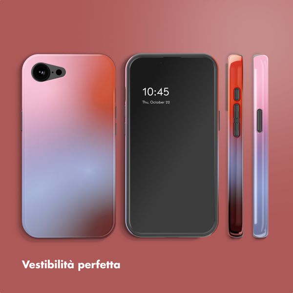 Selencia Cover posteriore Vivid con MagSafe Apple iPhone 17e / 16e - Gradient Soft Blush
