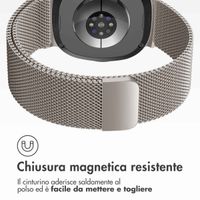 imoshion Cinturino milanese magnetico Samsung Galaxy Watch 8 (40/44mm) / Classic (46mm) - Luce stellare