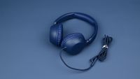 imoshion Cuffie per bambini con filo - cavo AUX - limitatore di decibel - Denim Blue