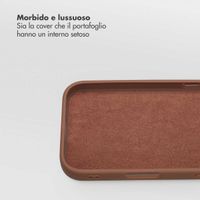 Selencia Libreria rimovibile Olyn con MagSafe Apple iPhone 17 Pro - Marrone