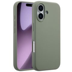 Accezz Cover in silicone liquido con MagSafe Apple iPhone 17 - Cooper Green