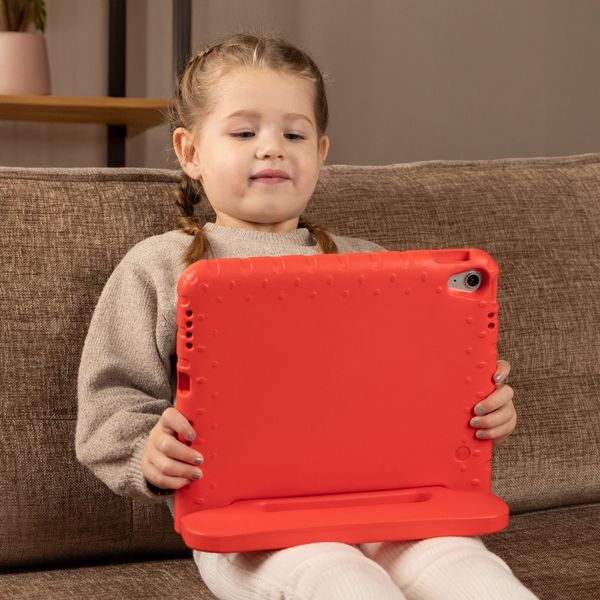 imoshion Cover Antishoc Speciale Bambini con Manico iPad 10.2 (2019 / 2020 / 2021) - Rosso