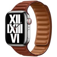 Apple Cinturino Leather Link Apple Watch | 38/40/41/42 mm - Taglia M/L - Umber