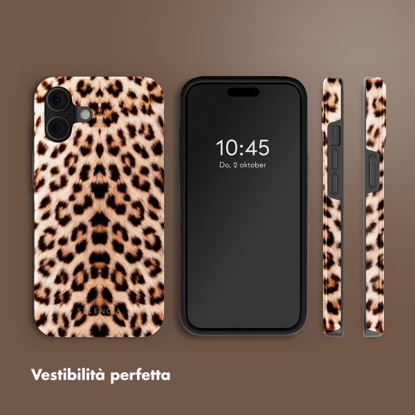 Selencia Cover posteriore Vivid con MagSafe Apple iPhone 16 - Wild Leo