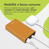 imoshion Powerbank in alluminio Ultra Series 20.000 mAh - Ricarica rapida fino a 33 watt - Oro