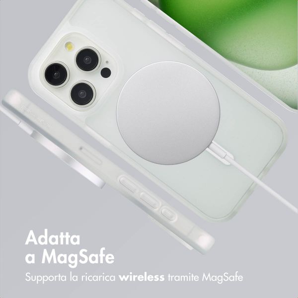 imoshion Cover posteriore Color Guard con MagSafe Apple iPhone 15 Pro - Bianco