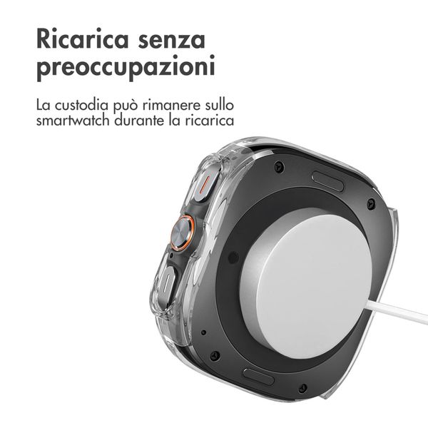 imoshion Cover rigida integrale Samsung Galaxy Watch Ultra (2024/2025) - Trasparente