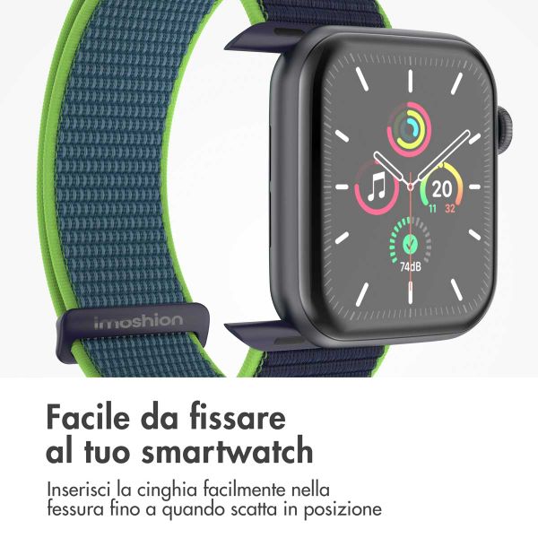 imoshion Cinturino in nylon Apple Watch | 44/45/46/49 mm - Lime