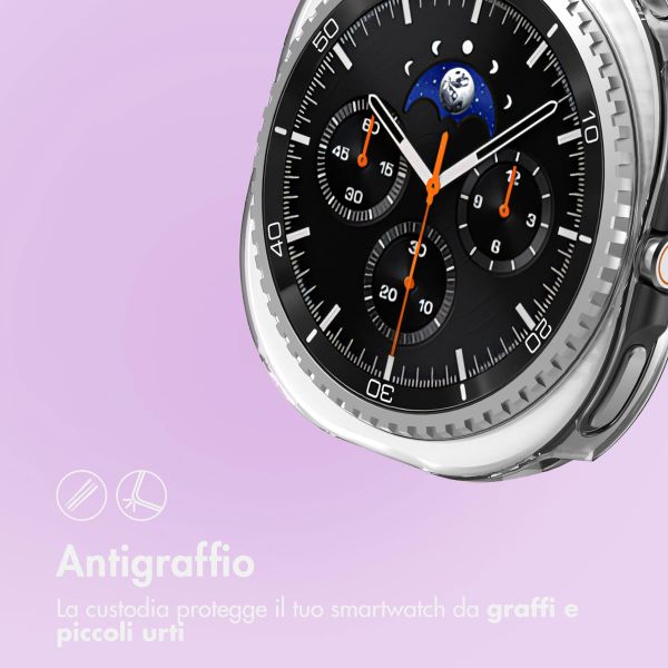imoshion Cover rigida Bumper Samsung Galaxy Watch 8 Classic (46 mm) - Trasparente