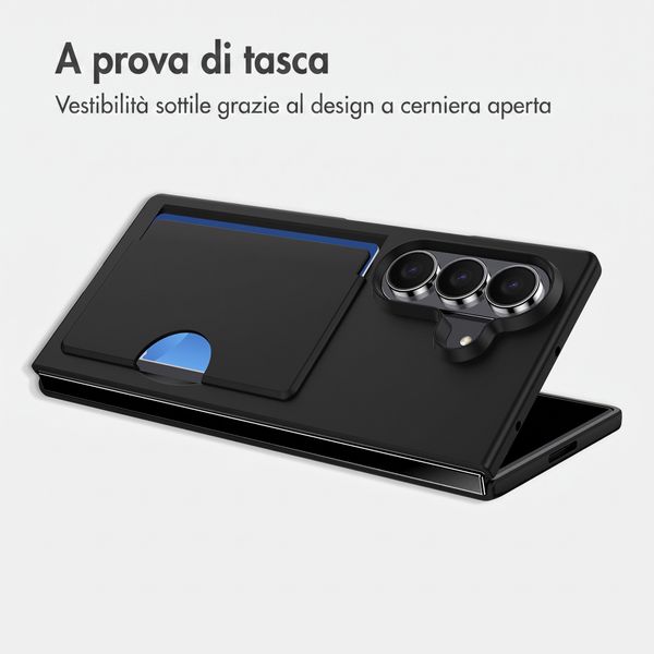 imoshion Backcover con porta carte Samsung Galaxy Z Fold 8 Ultra - Nero