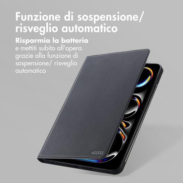 Accezz Cover Tablet Classica Apple iPad Pro 11 (2025) M5 / (2024) M4 - Nero
