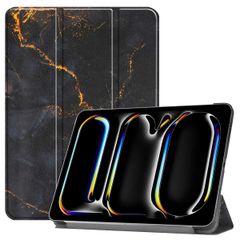imoshion Cover Trifold Design Apple iPad Pro 11 (2025) M5 / (2024) M4 - Black Marble