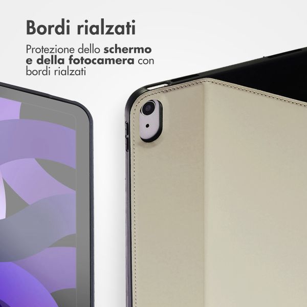 Accezz Cover Tablet Classica Apple iPad 11 (2025) 11 pollici A16 / iPad 10 (2022) 10.9 pollici - Greige