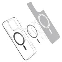 Spigen Cover Posteriore Ultra Ibrida con MagSafe Apple iPhone 16 Pro - Carbon Fiber