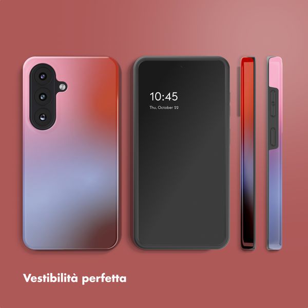 Selencia Cover Posteriore Vivid Samsung Galaxy S26 - Gradient Soft Blush