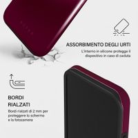 Burga Cover Posteriore Resistente con MagSafe Apple iPhone 14 - Dark Cherry