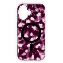 iDeal of Sweden Cover Trasparente con MagSafe Apple iPhone 16 - Cherry Crush